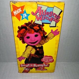 Allegra's Window: Small Is Beautiful 1995 Nick Jr. Orange Vintage VHS Tape